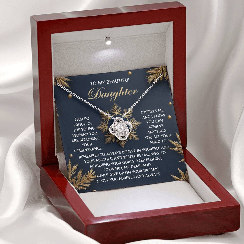 Daughter - On Your Dreams - Love Knot Necklace