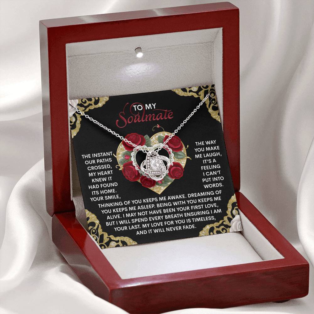 Soulmate - Never Fade - Love Knot Necklace