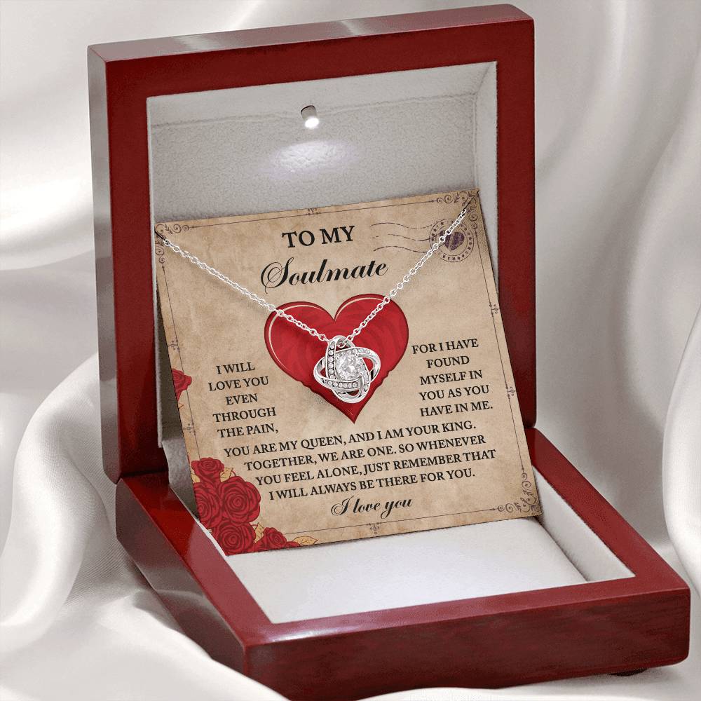 Soulmate - Found Myself - Love Knot Necklace