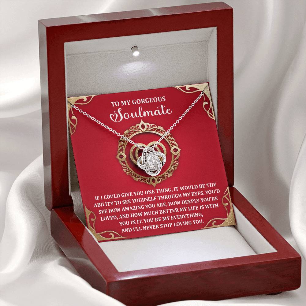 Soulmate - Through My Eyes - Love Knot Necklace