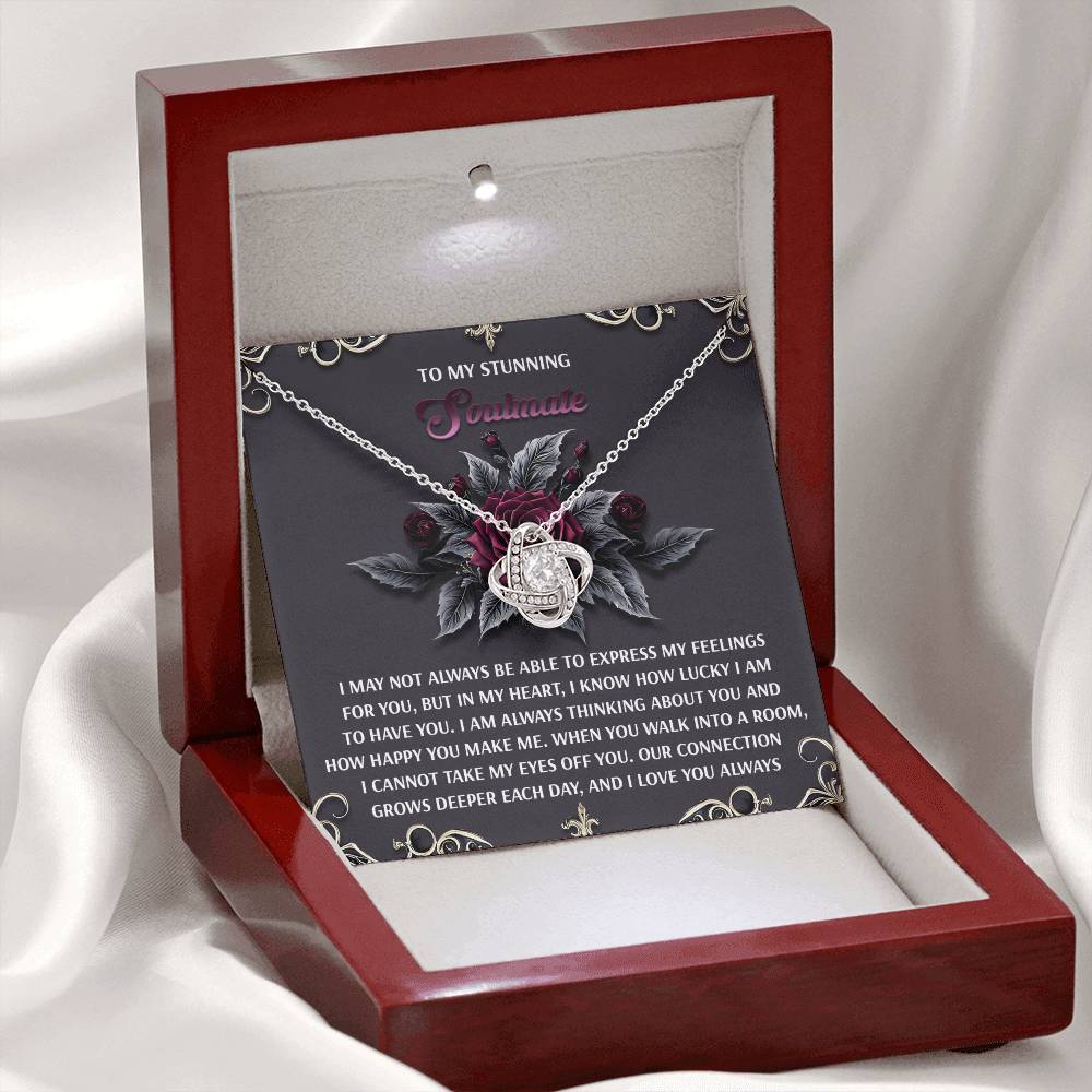 Soulmate - Eyes Off You - Love Knot Necklace