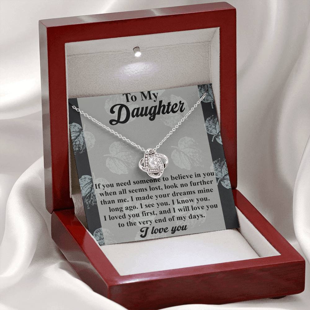 Daughter - My Days - Love Knot Necklace