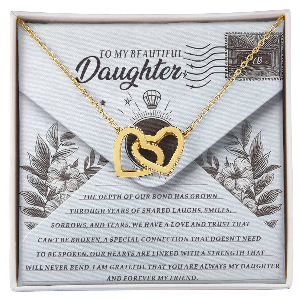Daughter - My Friend - Interlocking Hearts