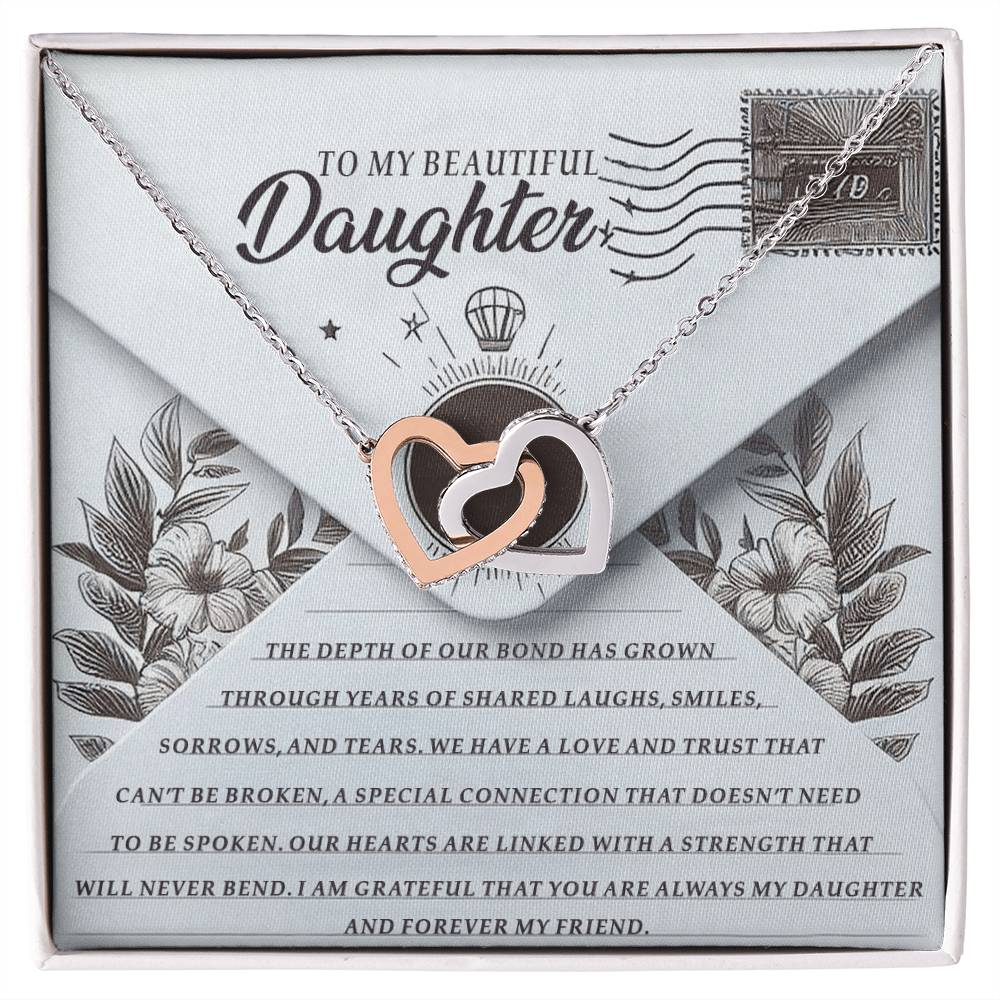 Daughter - My Friend - Interlocking Hearts