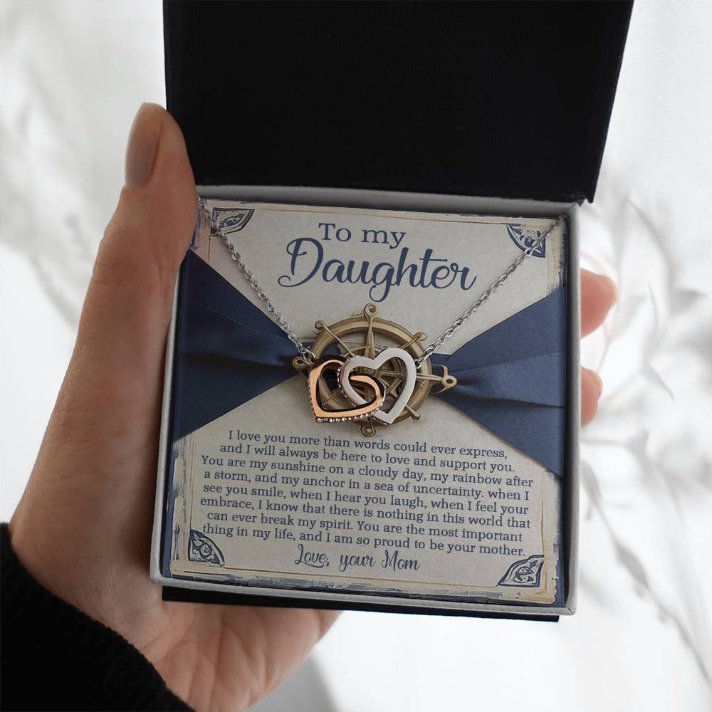 Daughter - Sunshine Anchor - Interlocking Hearts