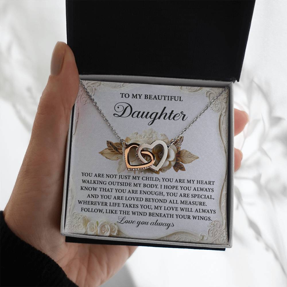 Daughter - Beneath Your Wings - Interlocking Hearts
