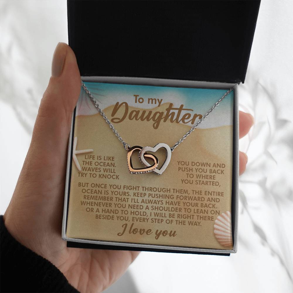 Daughter - Ocean Waves - Interlocking Hearts