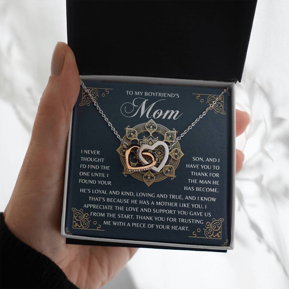 Mom - Thankful Heart - Interlocking Hearts