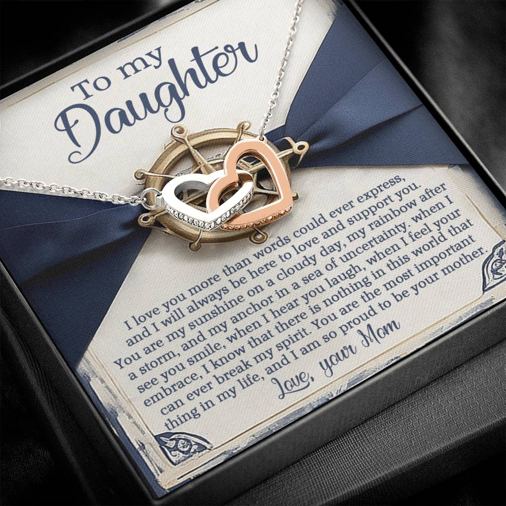 Daughter - Sunshine Anchor - Interlocking Hearts
