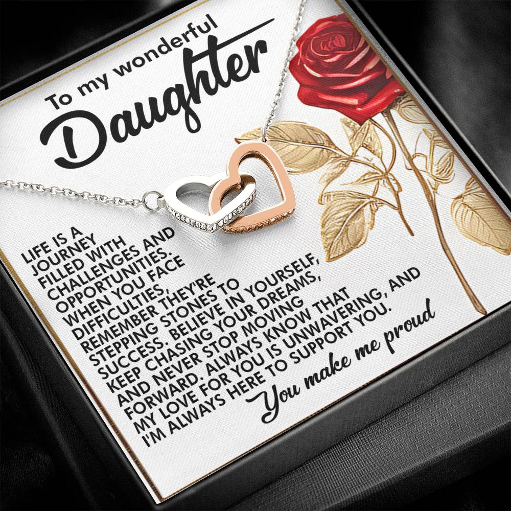 Daughter - Journey Challenges - Interlocking Hearts