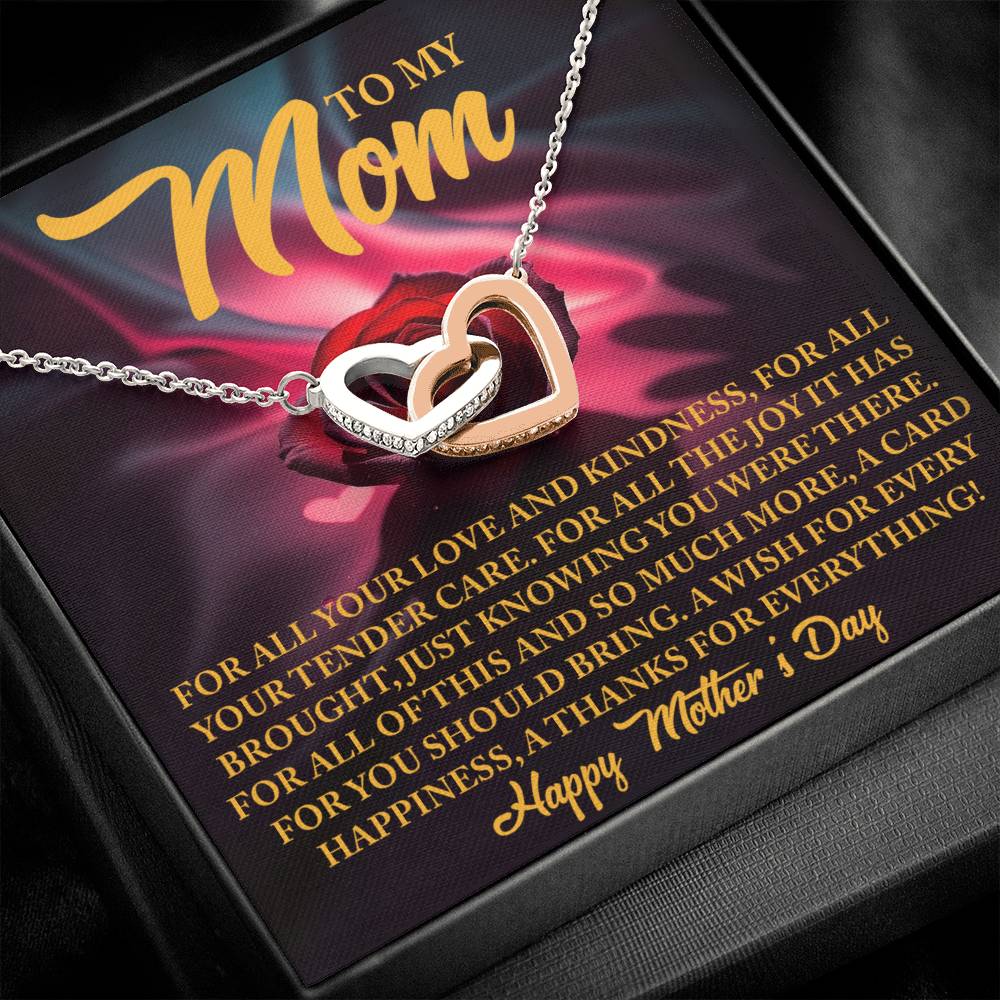 Mom - Tender Care - Interlocking Hearts