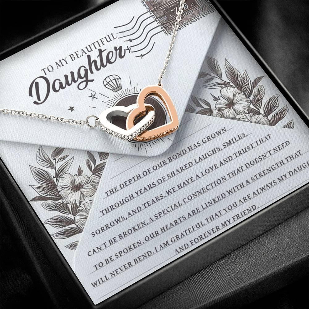 Daughter - My Friend - Interlocking Hearts