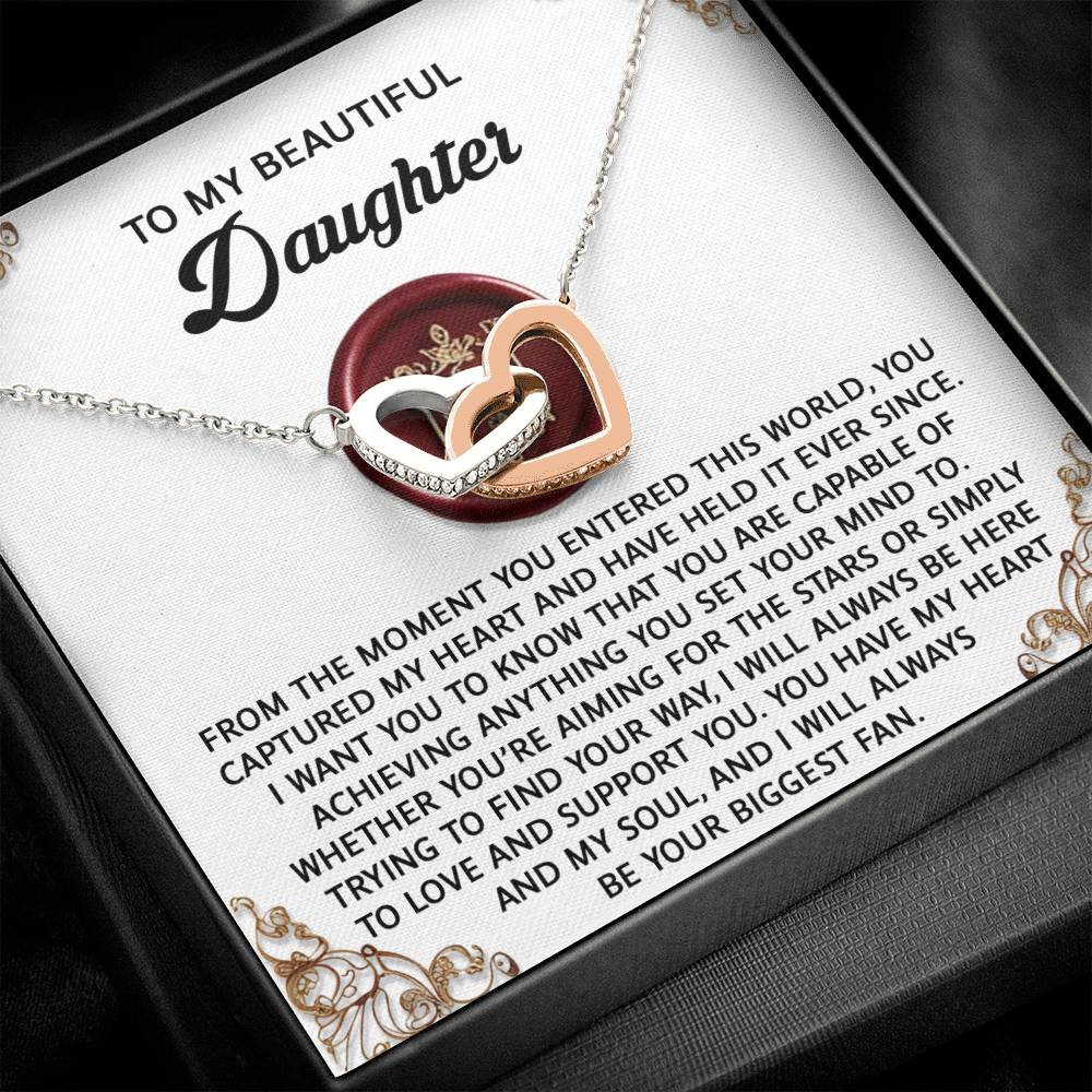 Daughter - Biggest Fan - Interlocking Hearts