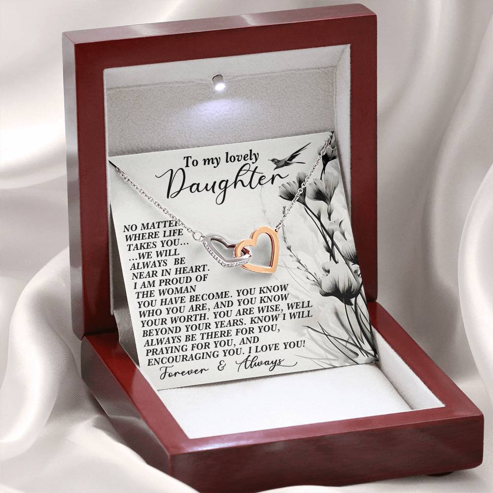 Daughter - Heart Near - Interlocking Hearts