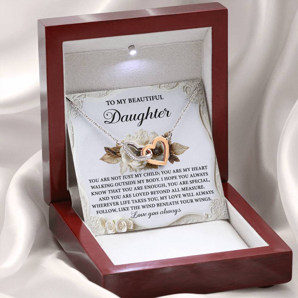 Daughter - Beneath Your Wings - Interlocking Hearts