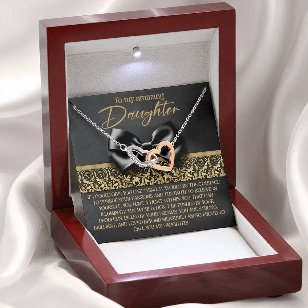 Daughter - Pursue Passions - Interlocking Hearts