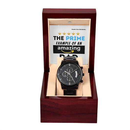 Papá - El mejor ejemplo - Reloj cronógrafo de metal