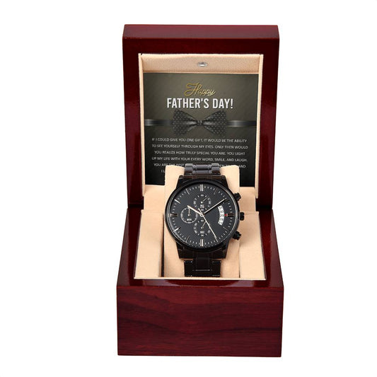 Día del Padre - Un reloj cronógrafo de metal realmente especial