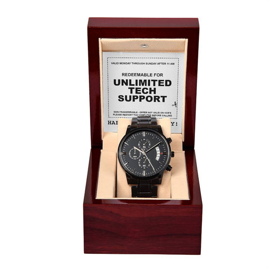 Papá - Soporte técnico - Reloj cronógrafo de metal