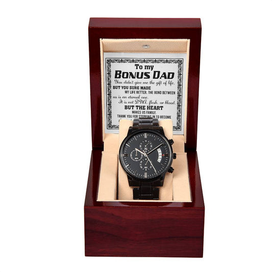 Bonus Dad - Gift Of Life - Metal Chronograph Watch
