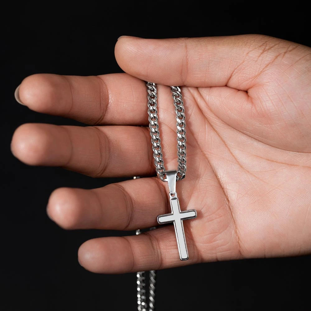 To My Son - Forever Love - Cross Necklace