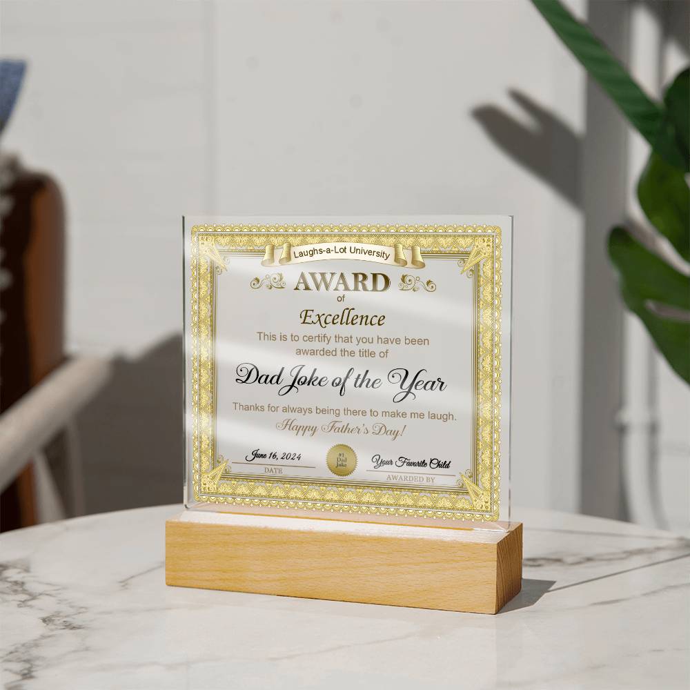Papá - Premio a la Excelencia - Acrílico