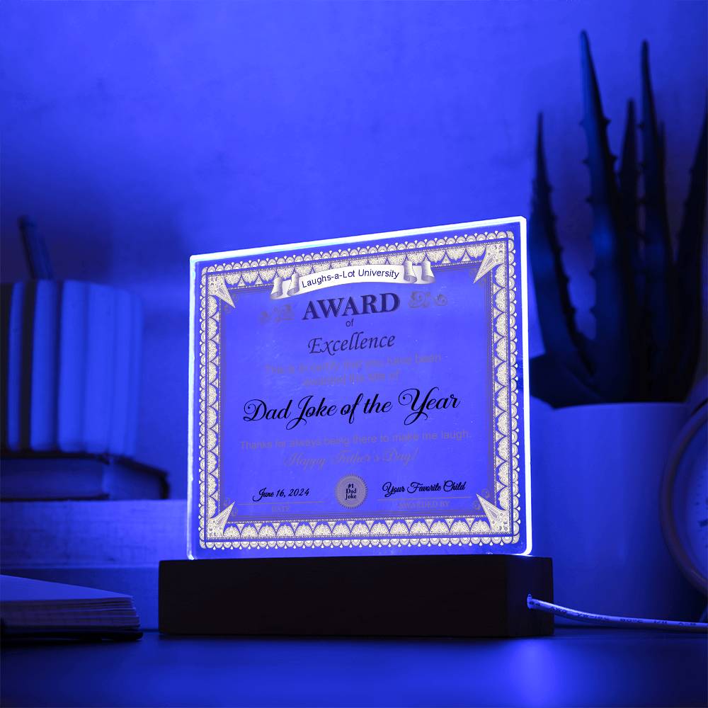 Papá - Premio a la Excelencia - Acrílico