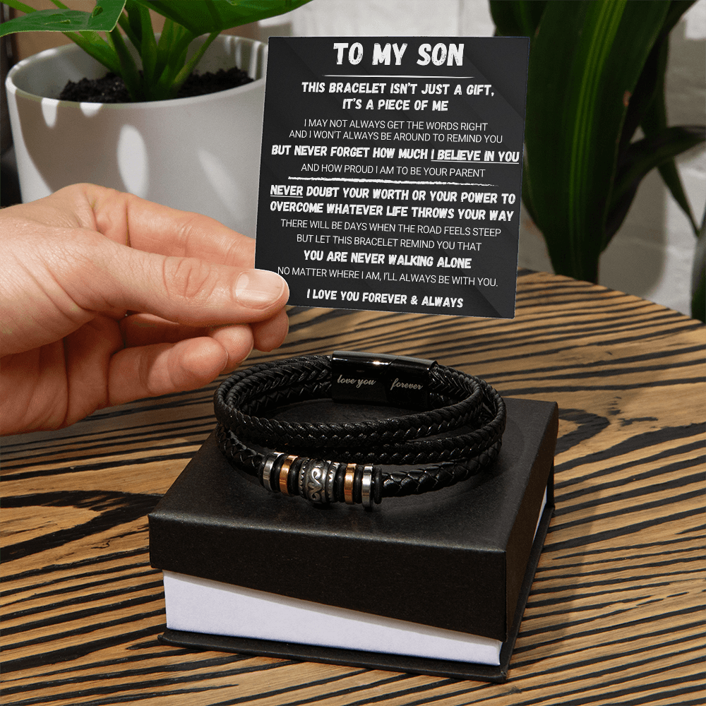 To My Son - Believe In You - Bracelet