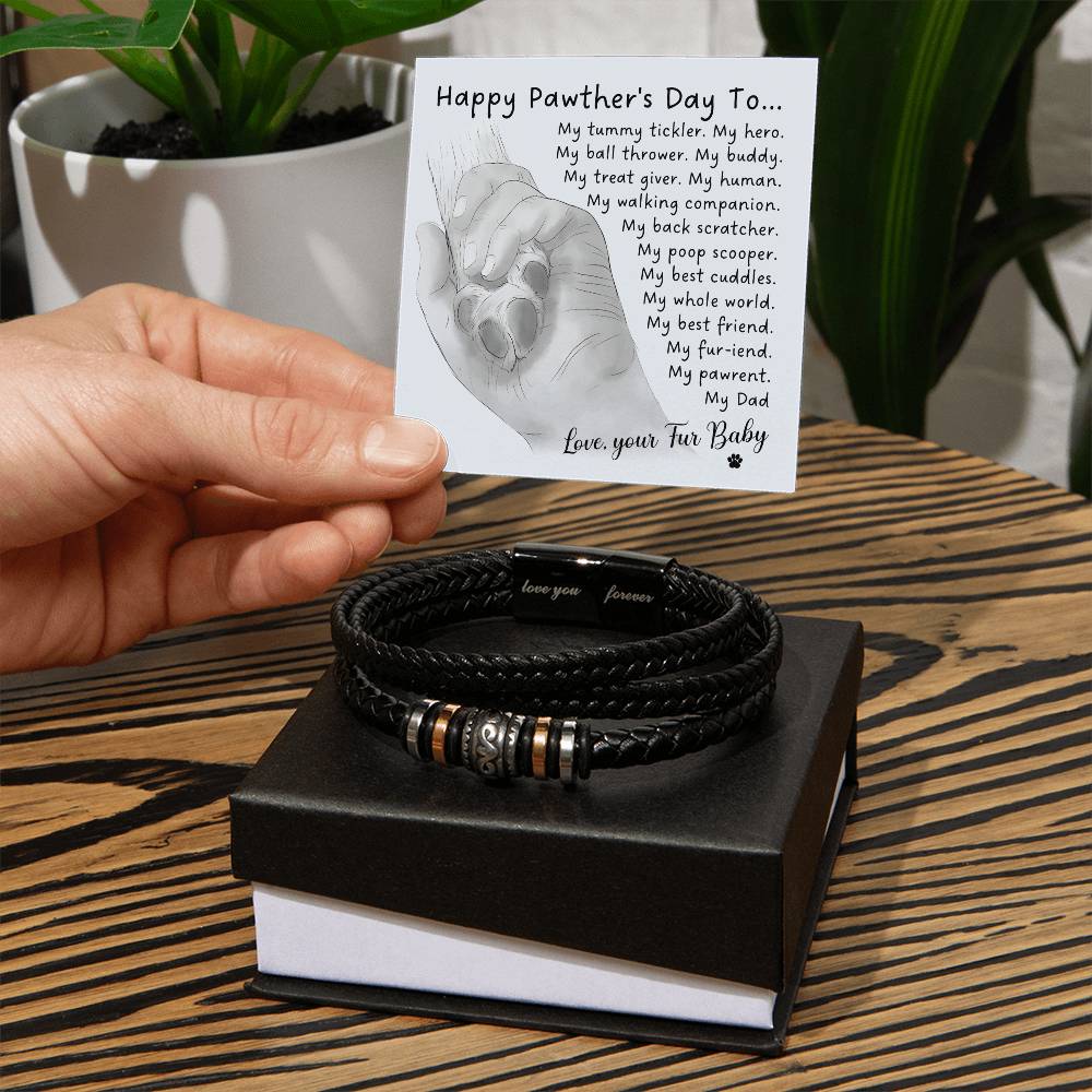 Papá peludo - Mi mundo entero - Pulsera