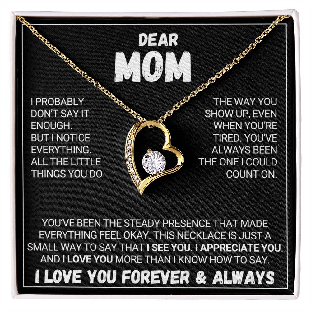 Dear Mom - Forever Love Necklace