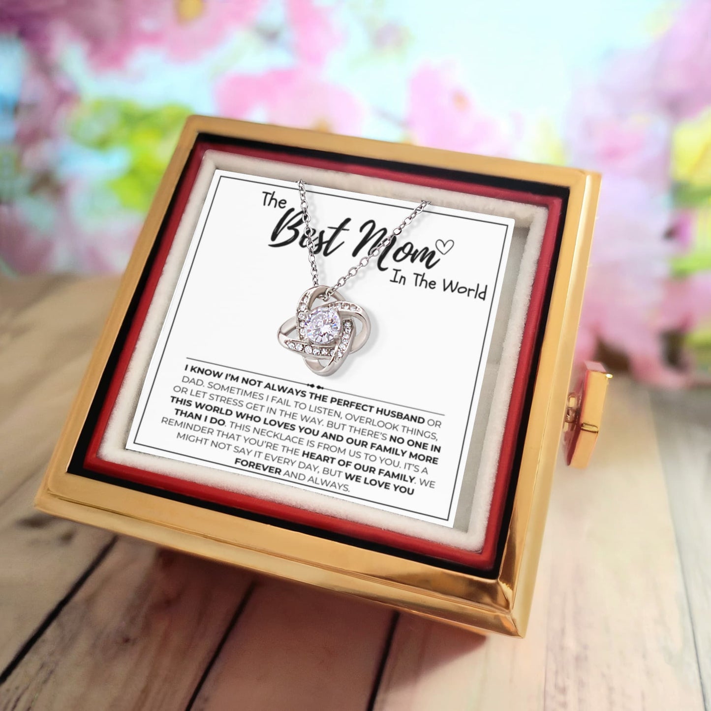 Mom - Forever Rose - Love Knot