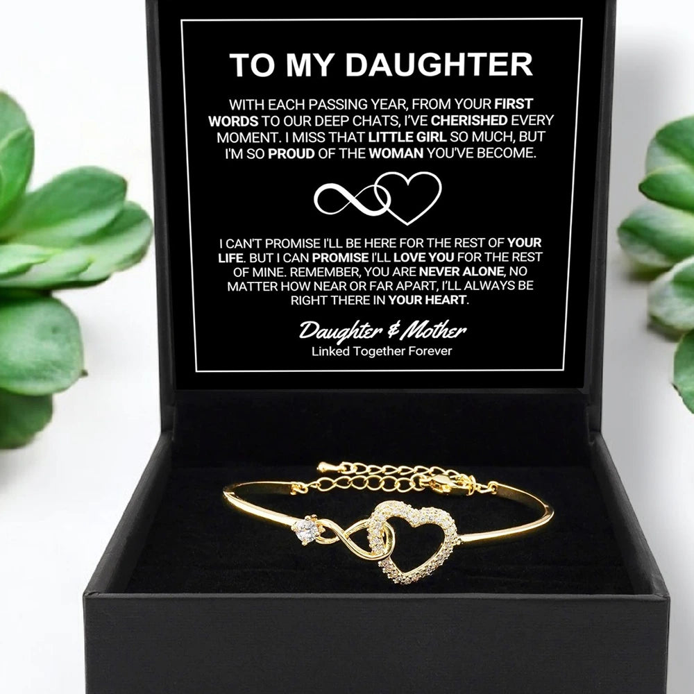 To My Daughter - Forever Linked - Bracelet