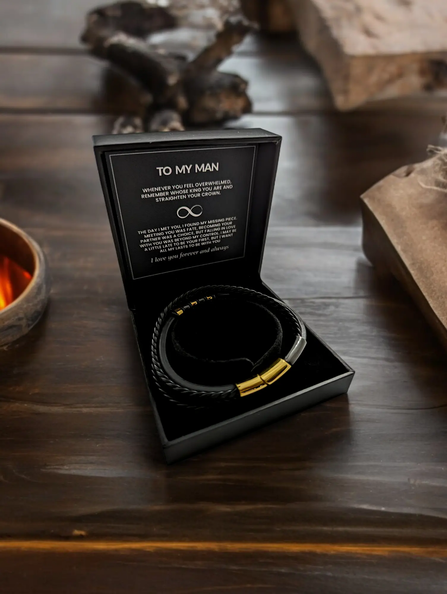 Pulsera trenzada para hombre: Endereza tu corona