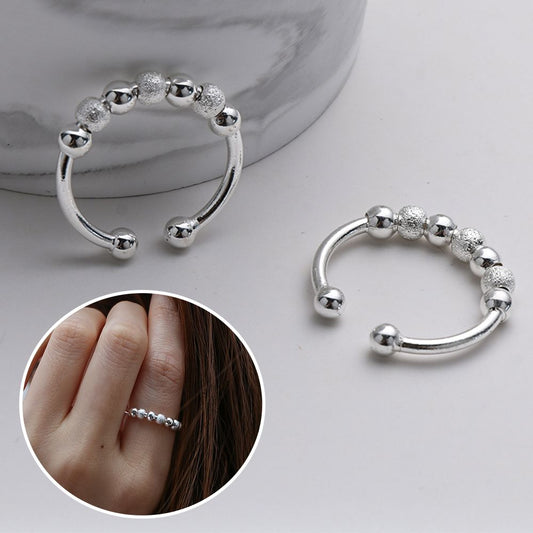 Anxiety Bead Ring (Adjustable)