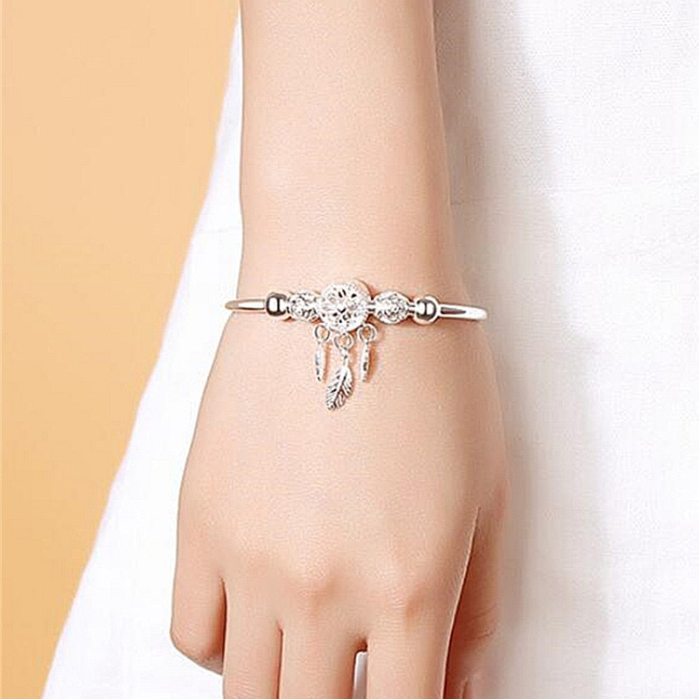 Pulsera con dije de atrapasueños