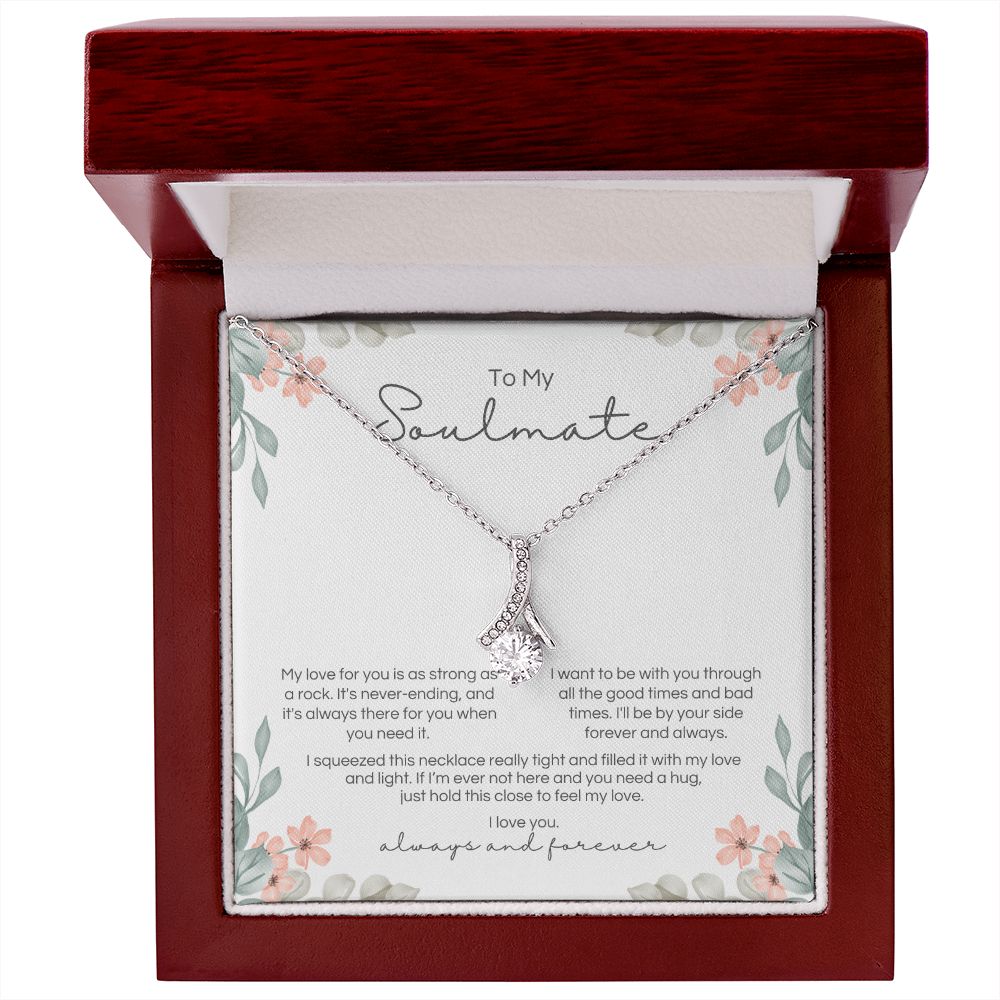 To My Soulmate - Strong As A Rock - Pendant - Design 2