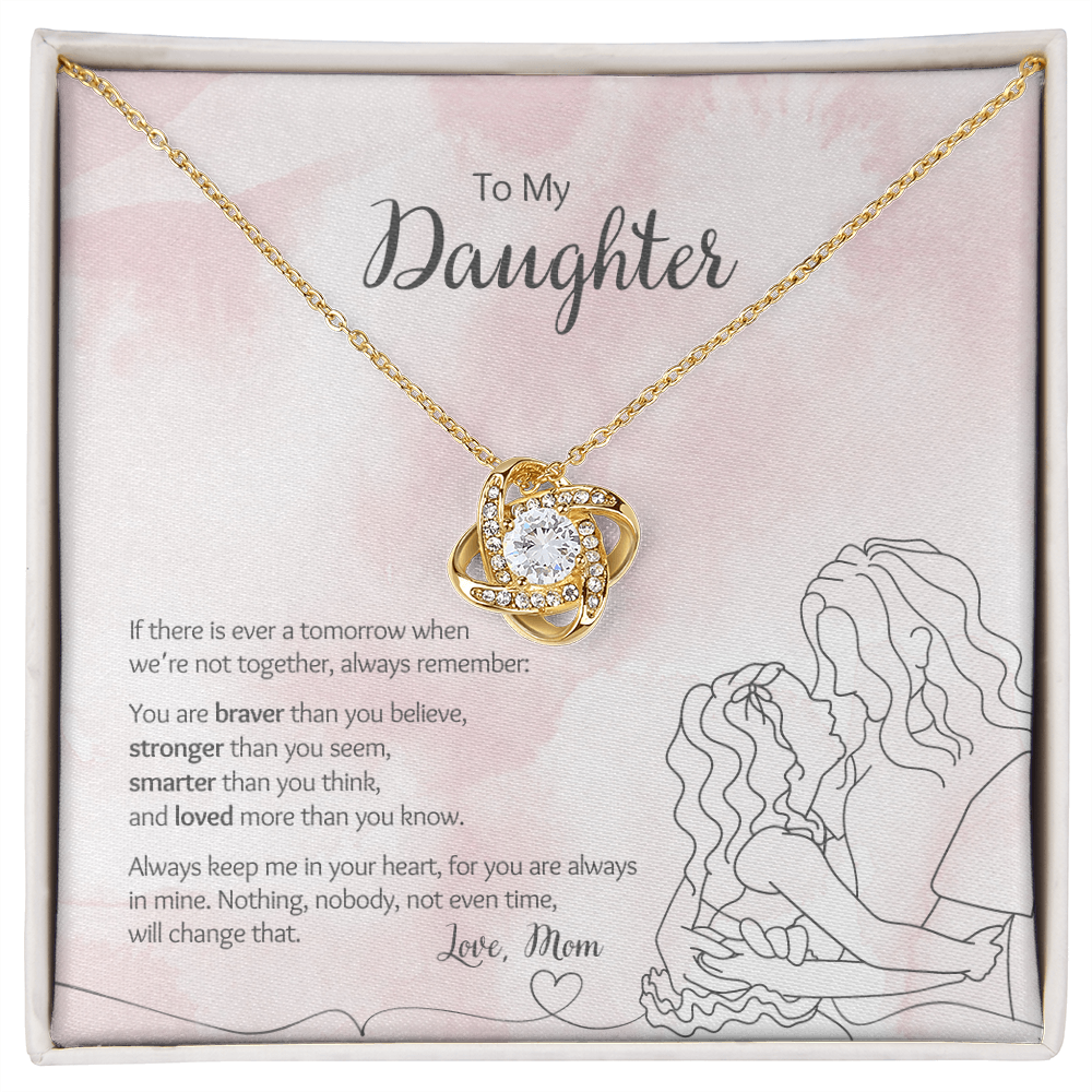 Mi Hija - Te Amo Mamá - Más Valiente, Más Fuerte - Nudo de Amor - Diseño 2