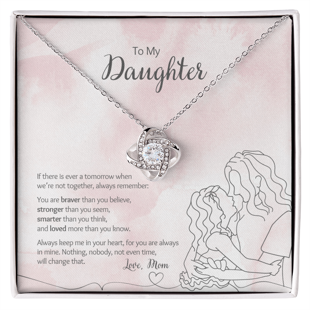 Mi Hija - Te Amo Mamá - Más Valiente, Más Fuerte - Nudo de Amor - Diseño 2