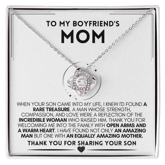 Boyfriend's Mom Necklace - Rare Treasure - Love Knot