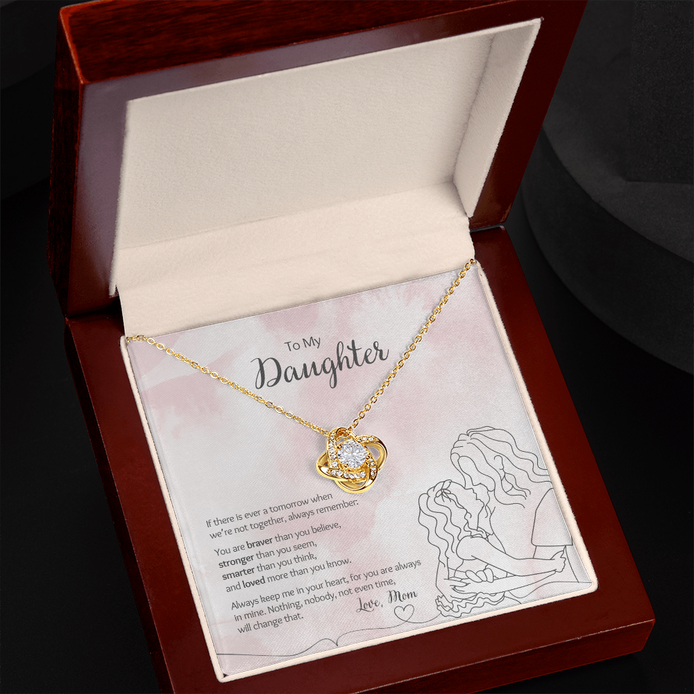 Mi Hija - Te Amo Mamá - Más Valiente, Más Fuerte - Nudo de Amor - Diseño 2
