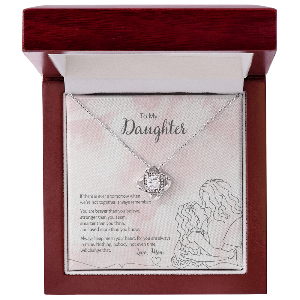 Mi Hija - Te Amo Mamá - Más Valiente, Más Fuerte - Nudo de Amor - Diseño 2