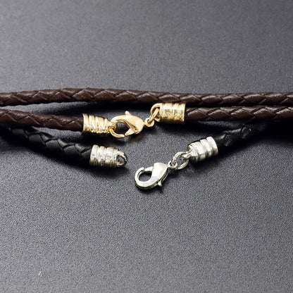 Regal Braided Leather Bracelet