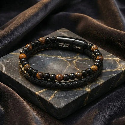 To My Son - The Guardian - Tiger's Eye Bracelet