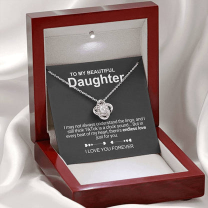 My Beautiful Daughter - Necklace With Message