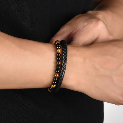 To My Son - The Guardian - Tiger's Eye Bracelet