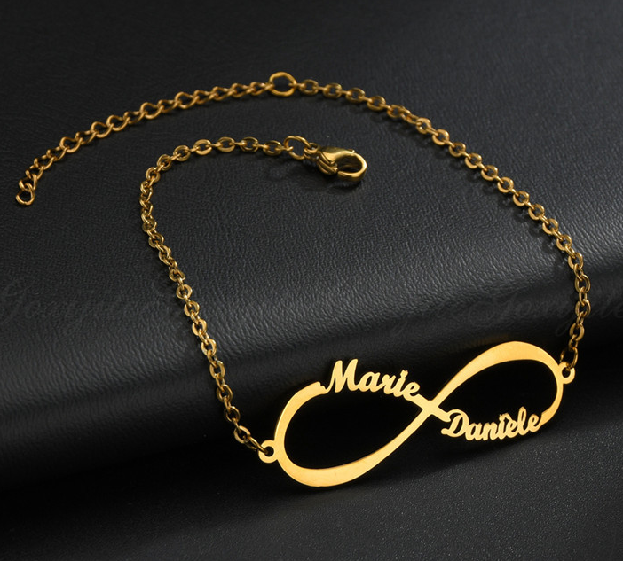 Infinity Necklace With Engravings