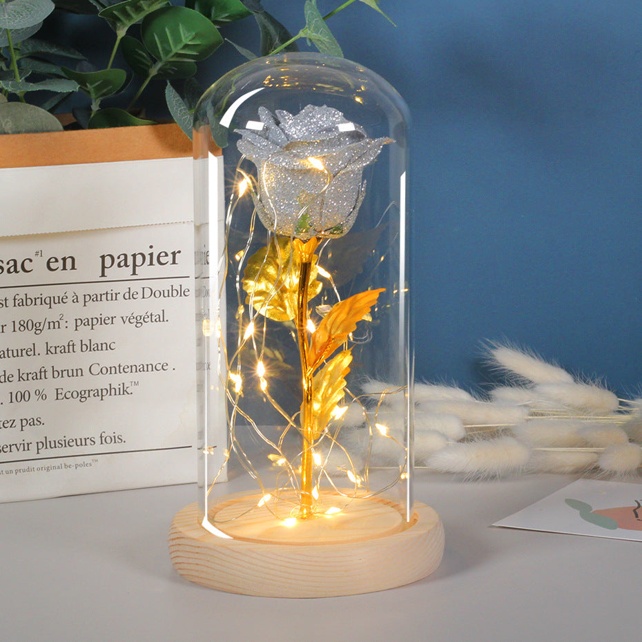 Enchanted Lumière Rose Lamp