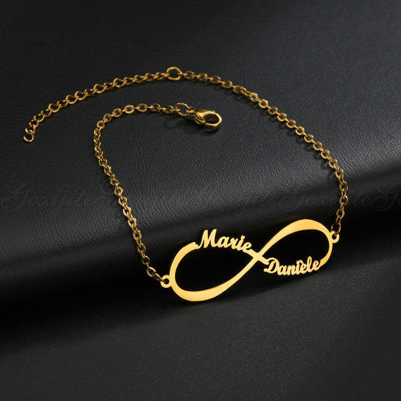 Infinity Necklace With Engravings