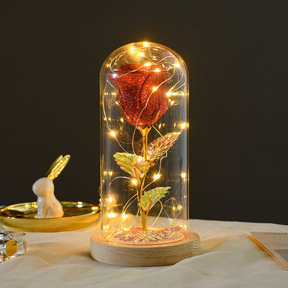 Enchanted Lumière Rose Lamp