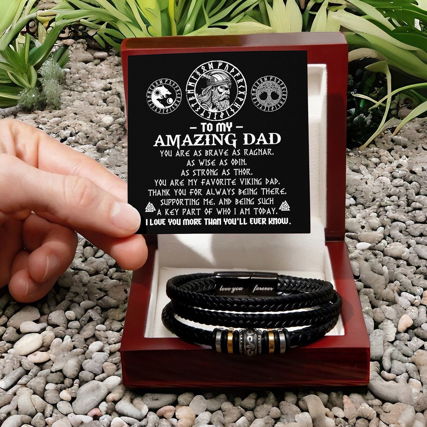 Dad - Love You Forever Bracelet